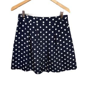 J.Crew Polk-Dot Skater Skirt